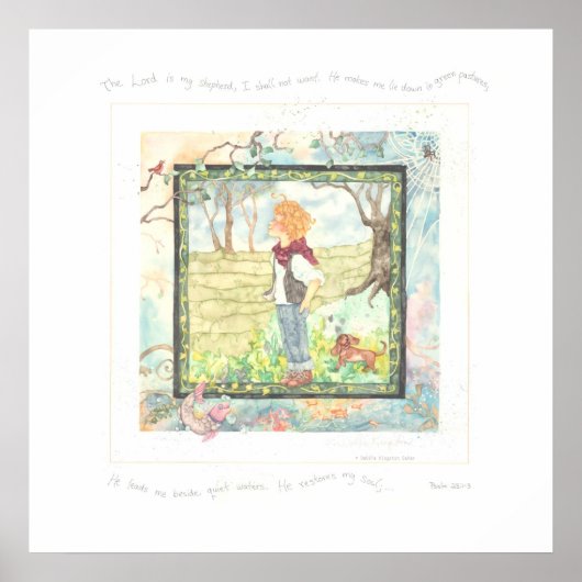 主は私の羊飼い ポスター (正面)