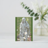 主は私の羊飼い-祈りの言葉カード 名刺 (スタンド正面)