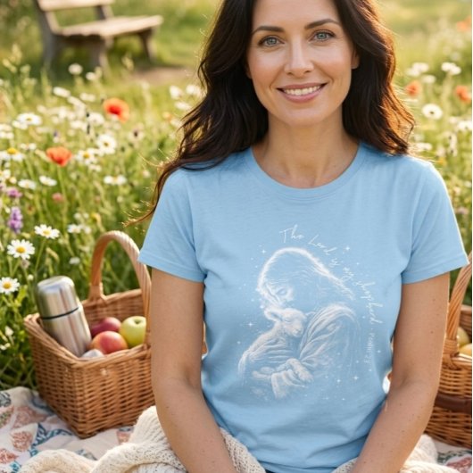 主は私の羊飼い。詩篇23篇。Tシャツ Tシャツ