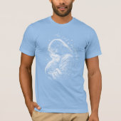 主は私の羊飼い。詩篇23. Tシャツ (正面)
