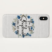 主は私の羊飼い| Psalm 23:1キリスト教徒 Case-Mate iPhoneケース (裏面(横))