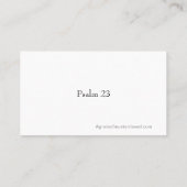 主は私の羊飼いPSALM 23名刺 名刺 (裏面)