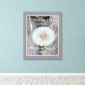 主は私の部分バイブル聖なる書物、 経典引用文 キャンバスプリント (インサイチュ (ウッドフロア))