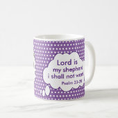 主は私は-賛美歌23-28がほしいと思わない私の羊飼いです コーヒーマグカップ (正面右)