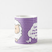 主は私は-賛美歌23-28がほしいと思わない私の羊飼いです コーヒーマグカップ (中央)