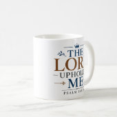 主は私を支えてくださる 励ましの聖書 コーヒーマグカップ (正面右)