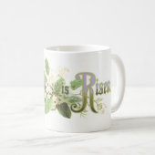 "主は立ち上がった"ヴィンテージイースターアート自然 コーヒーマグカップ (正面右)