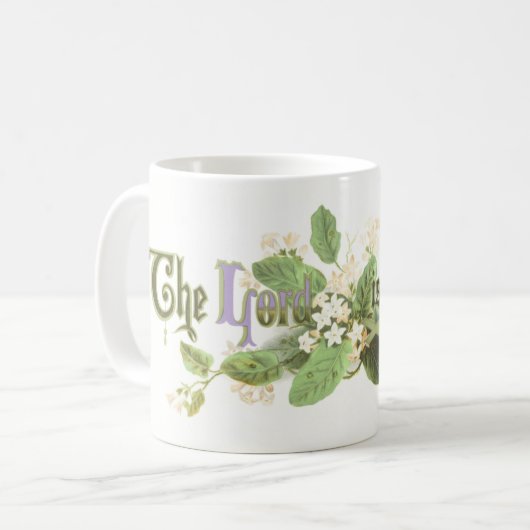 "主は立ち上がった"ヴィンテージイースターアート自然 コーヒーマグカップ (正面左)