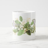 "主は立ち上がった"ヴィンテージイースターアート自然 ジャンボコーヒーマグカップ (正面)