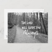 主は聖書の節を導く ポストカード (正面/裏面)