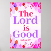 主は良いボホクリスチャン10代のガールウォールアート ポスター (正面)