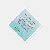 主は良い – Nahum 1:7 スタンダードカクテルナプキン (角)