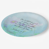 主は良い – Nahum 1:7 ペーパープレート (アングル)