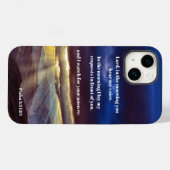 主は詩篇5:3聖書の聖句を聞く Case-Mate iPhoneケース (裏面 (横))