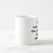 主は、私が私の犬が見る善良な人であるのを救済します コーヒーマグカップ (中央)