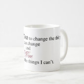 主は、私に茶.......マグを与えます コーヒーマグカップ (正面右)