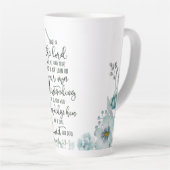 主への信頼フローラ カフェラテマグ (右アングル)