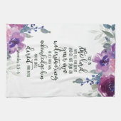 主への信頼フローラ キッチンタオル (横)