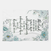 主への信頼フローラ キッチンタオル (横)