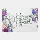 主への信頼フローラ キッチンタオル (横)