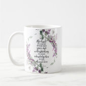 主への信頼フローラ コーヒーマグカップ (左)