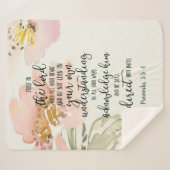 主への信頼フローラ シェルパブランケット (正面(横))