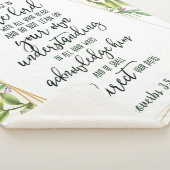 主への信頼フローラ シェルパブランケット (3/4)