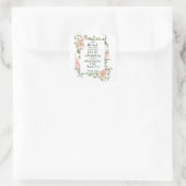 主への信頼フローラ スクエアシール (バッグ)