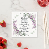 主への信頼フローラ スタンダードカクテルナプキン (インサイチュ)