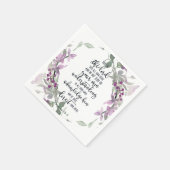 主への信頼フローラ スタンダードカクテルナプキン (角)