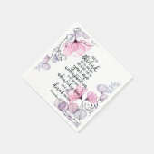 主への信頼フローラ スタンダードカクテルナプキン (角)