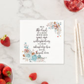 主への信頼フローラ スタンダードカクテルナプキン (インサイチュ)