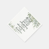 主への信頼フローラ スタンダードカクテルナプキン (角)