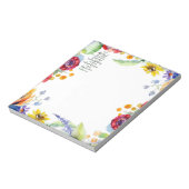 主への信頼フローラ ノートパッド (回転)