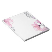 主への信頼フローラ ノートパッド (アングル)