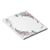 主への信頼フローラ ノートパッド (アングル)