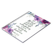 主への信頼フローラ ノートブック (左側)