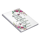 主への信頼フローラ ノートブック (右側)