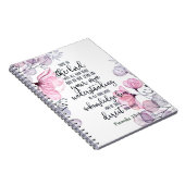 主への信頼フローラ ノートブック (右側)