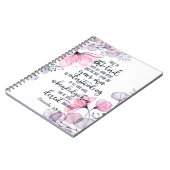 主への信頼フローラ ノートブック (左側)