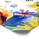 主への信頼フローラ ポスター (角)