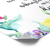 主への信頼フローラ ポスター (角)