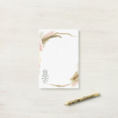 主への信頼フローラ ポストイット (デスク上)