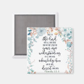 主への信頼フローラ マグネット (正面/裏面)