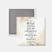 主への信頼フローラ マグネット (正面/裏面)