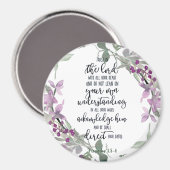 主への信頼フローラ マグネット (正面/裏面)