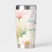主への信頼フローラ 保温保冷タンブラー (正面)