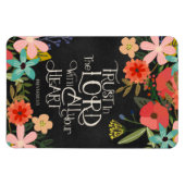 主への信頼、箴言3:5、柔軟な磁石 マグネット (横)