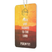 主への感謝の気持ちを表す空気。 カーエアーフレッシュナー (左)