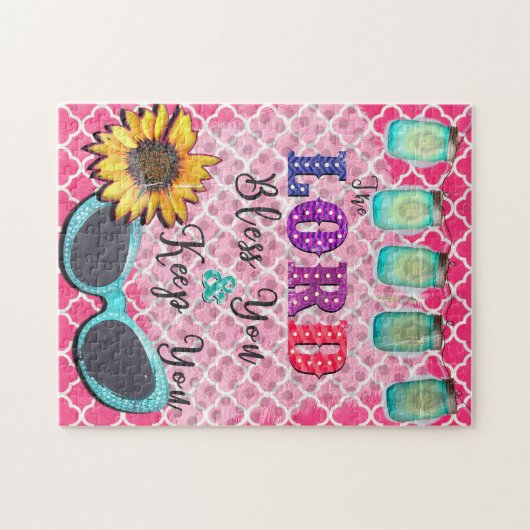 主よと賛美あなた保の宗教芸術 ジグソーパズル (横)